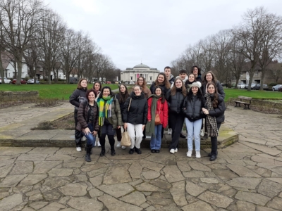 Port sunlight. In front of the Lady Lever.