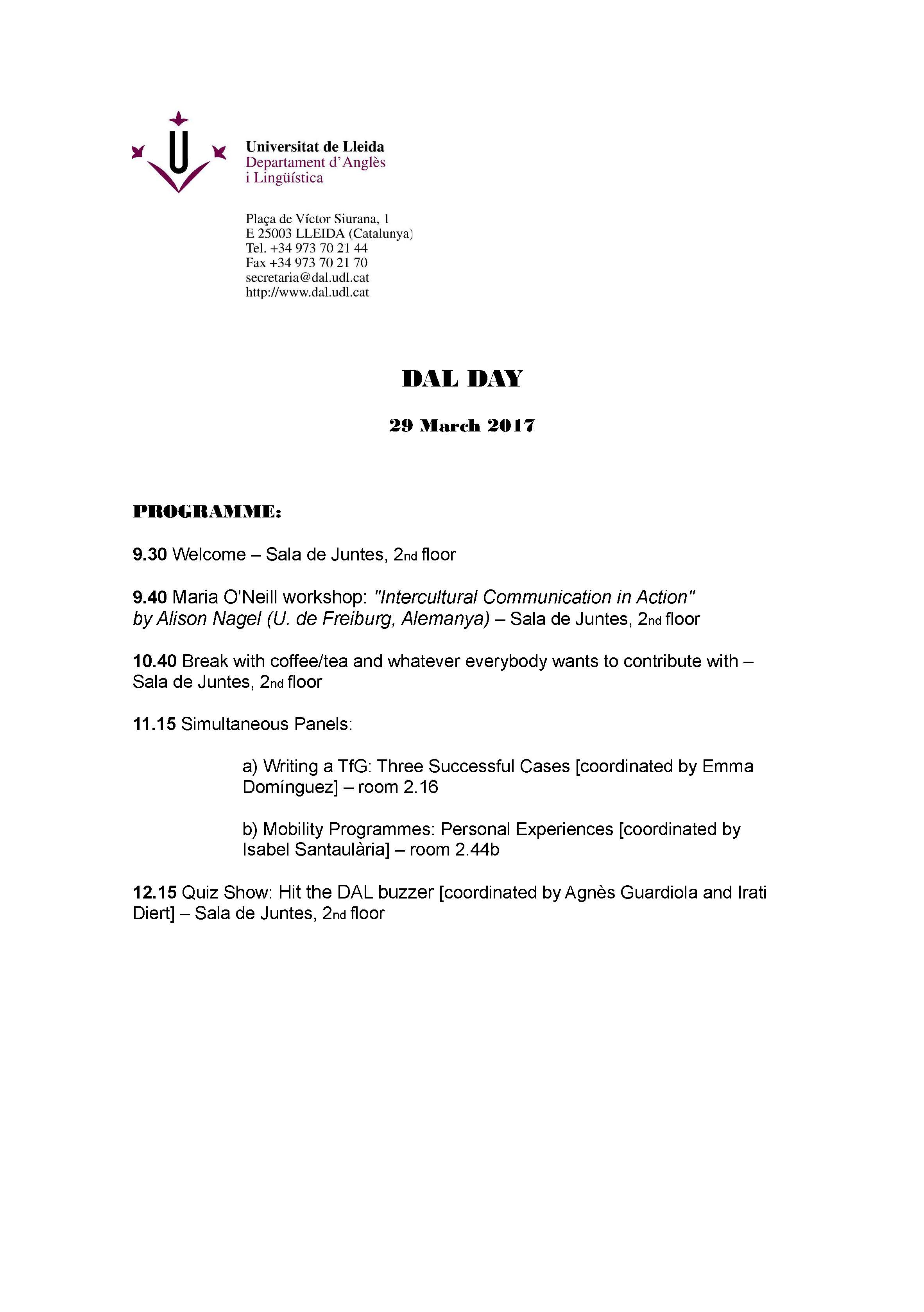 Programa DALDAY 2017