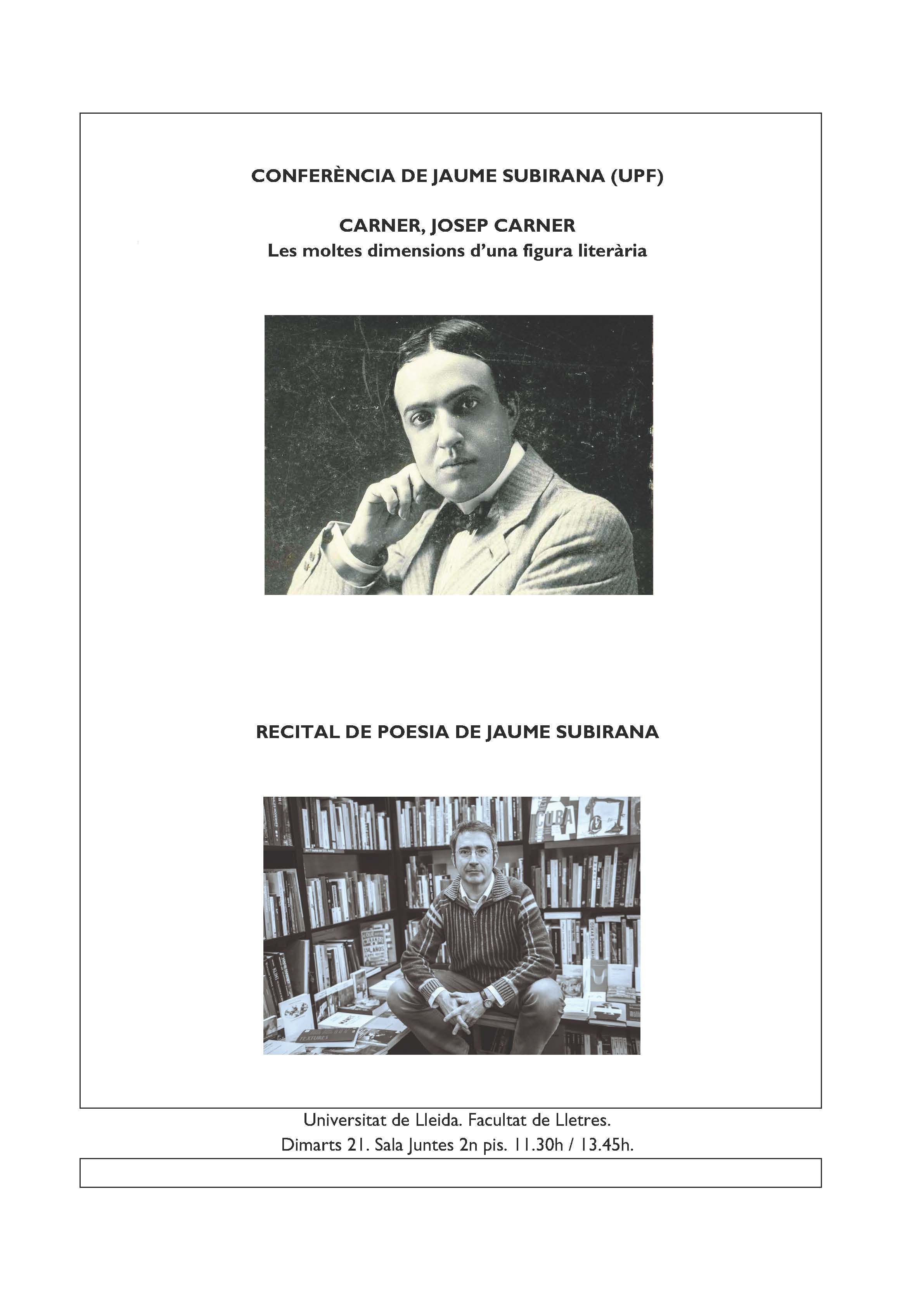 Conferència Jaume Subirana