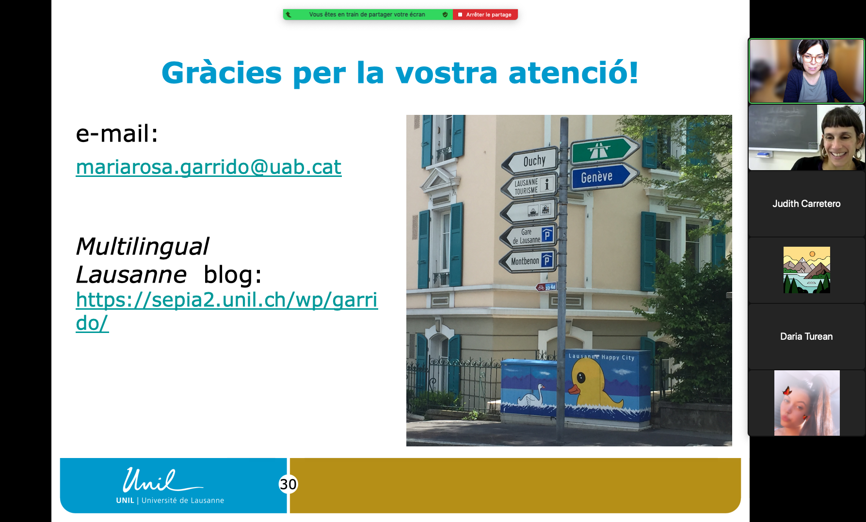 Sessió online Rosa Garrido