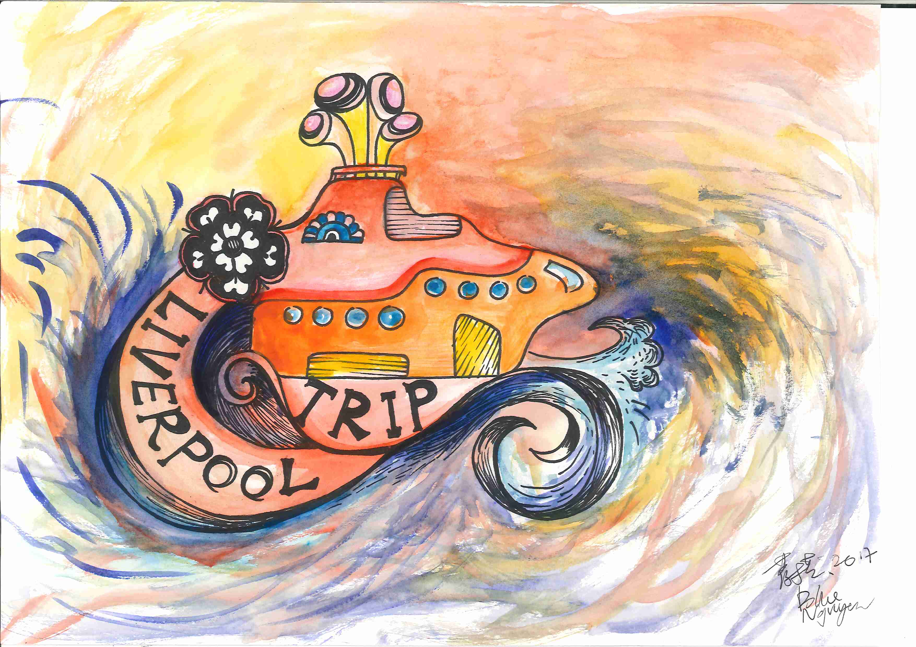 Dibuix cortesia alumna Blue